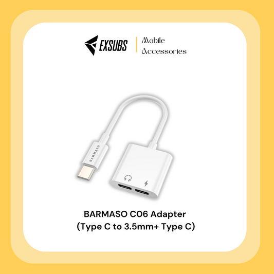 BARMASO C06 Adapter Type C to Type C + Type C