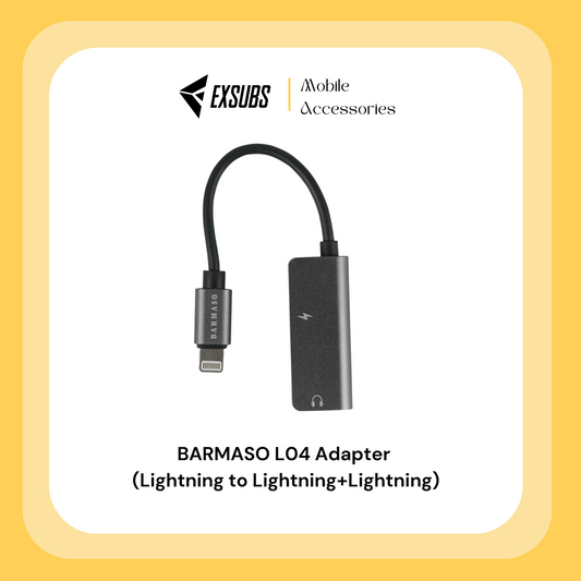 BARMASO L04 Adapter (Lightning to Lightning+Lightning)