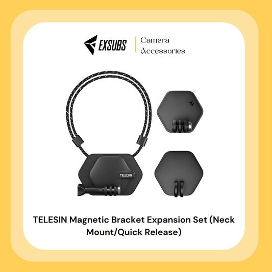 TELESIN Magnetic Bracket Expansion Set (Neck Mount/Quick Release)