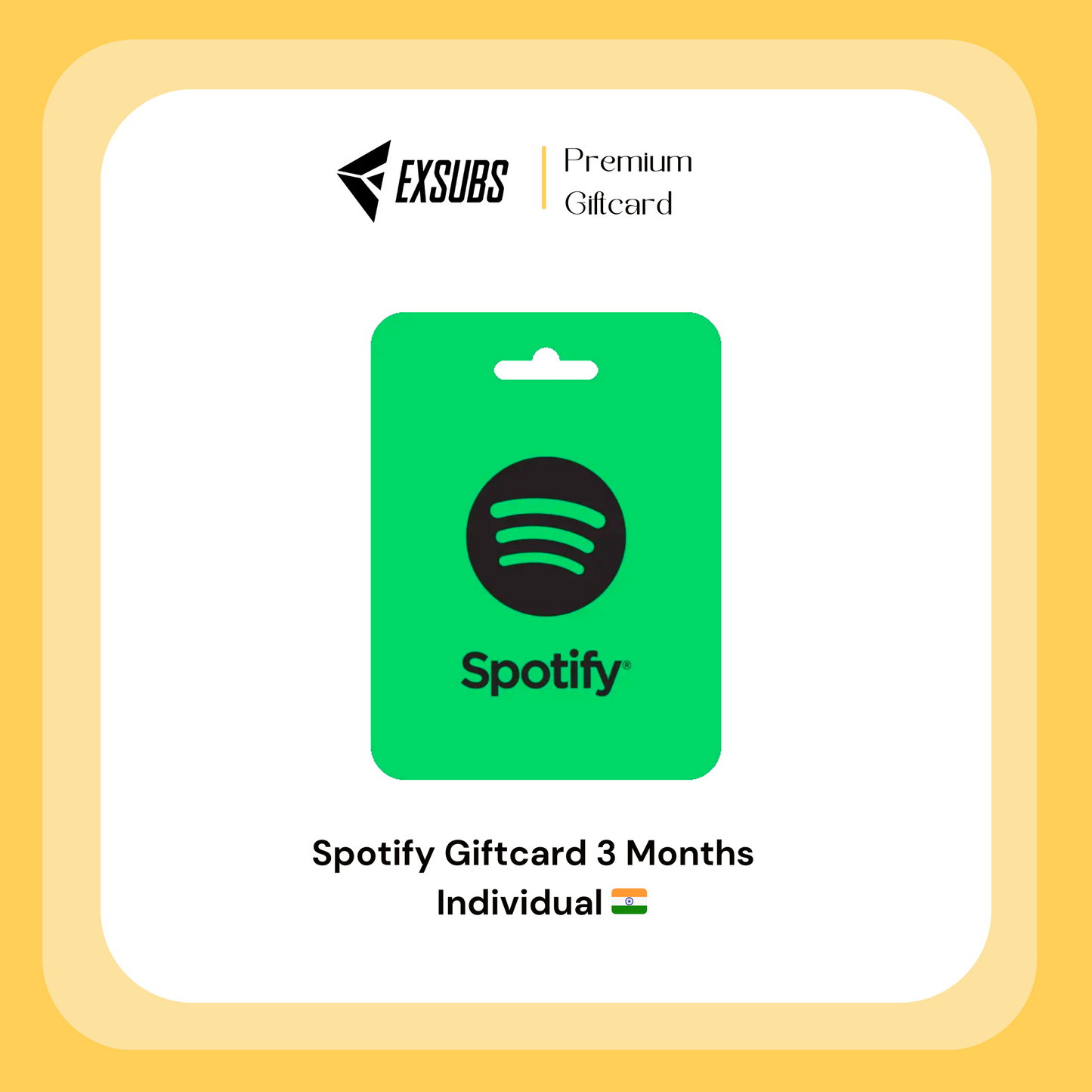 Spotify Giftcard (India)