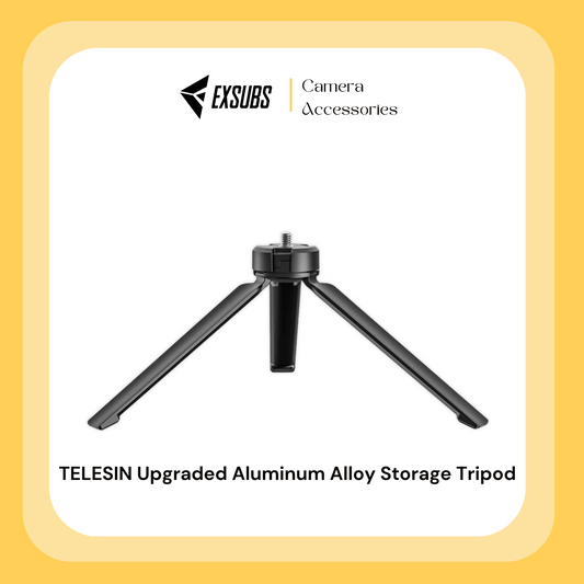 TELESIN Upgraded Aluminum Alloy Storage Tripod