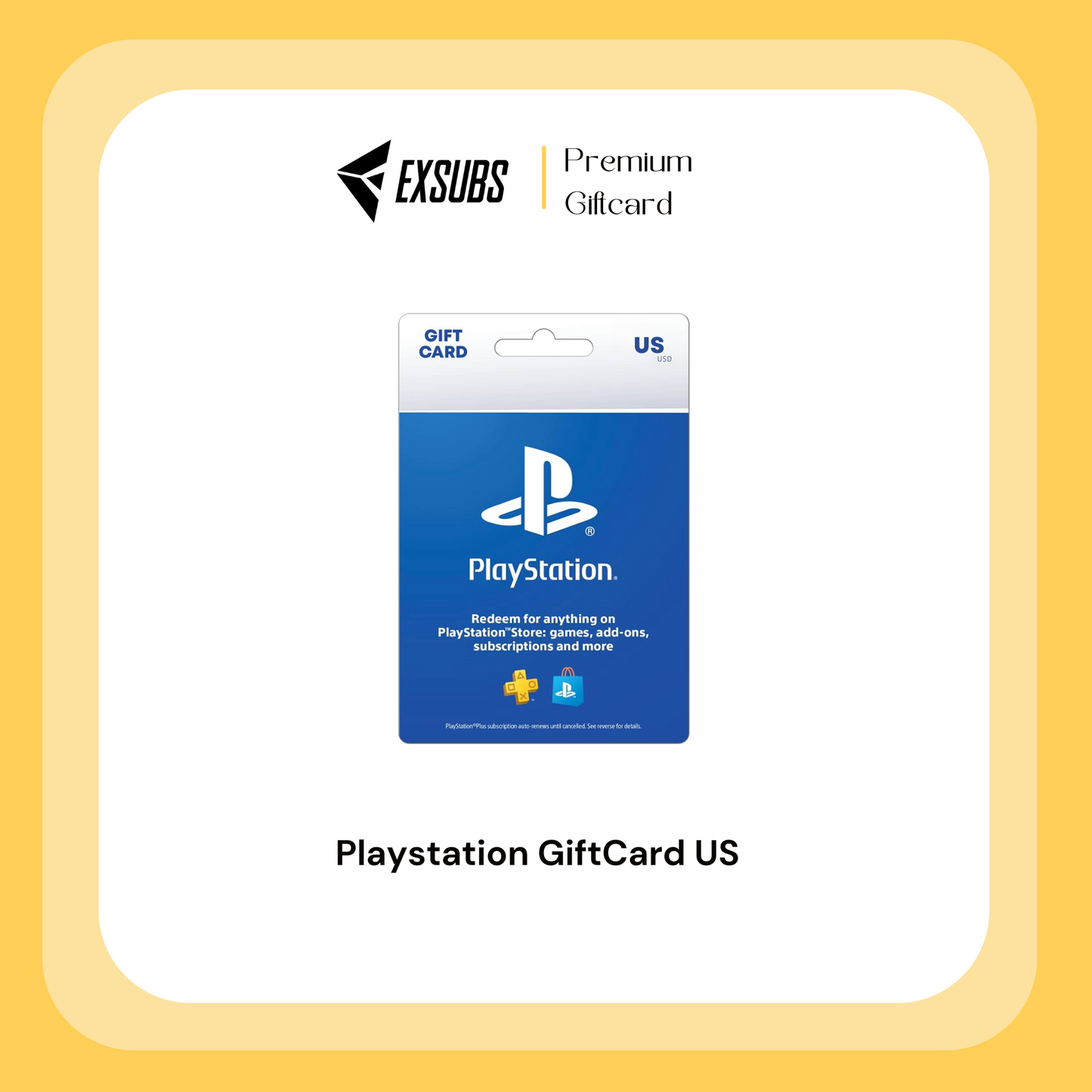 Playstation StoreGiftcard (US)