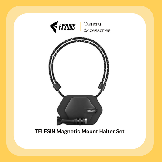 TELESIN Magnetic Mount Halter Set